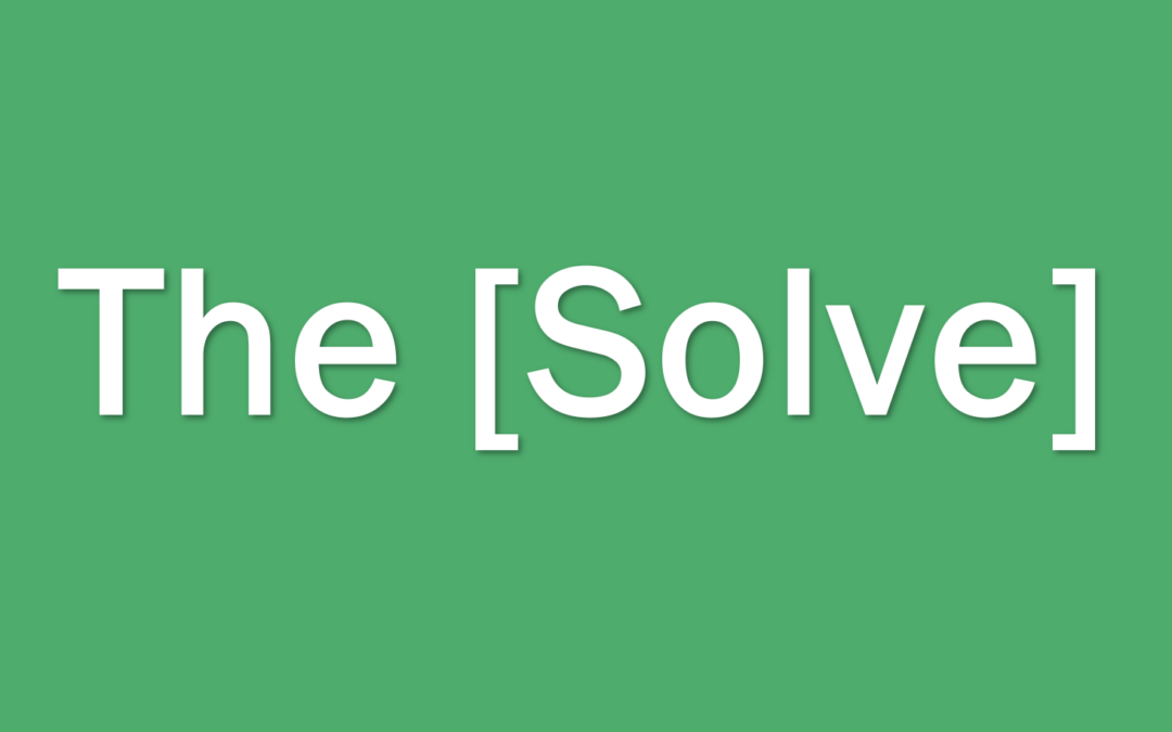 The [Solve] Friday January 12